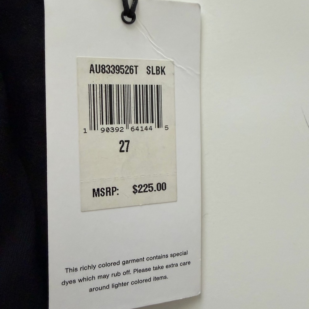 NWT 7 for All Makind Aubrey Caviar Side Stripe Slim Illusion Jeans in Luxe  27
* - Picture 11 of 11